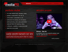 Tablet Screenshot of mediapix.cz